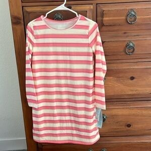 Cat & Jack Pink And Cream Dress Size 14 NWT